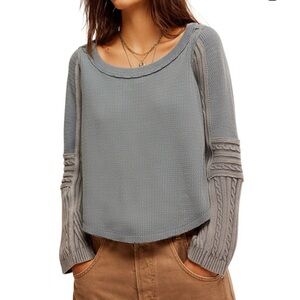 We The Free Gray/Blue’ish Women's Top